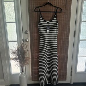 ✨ Striped Maxi Summer Sweater Dress ✨  Target: Universal Thread | Medium | B&W